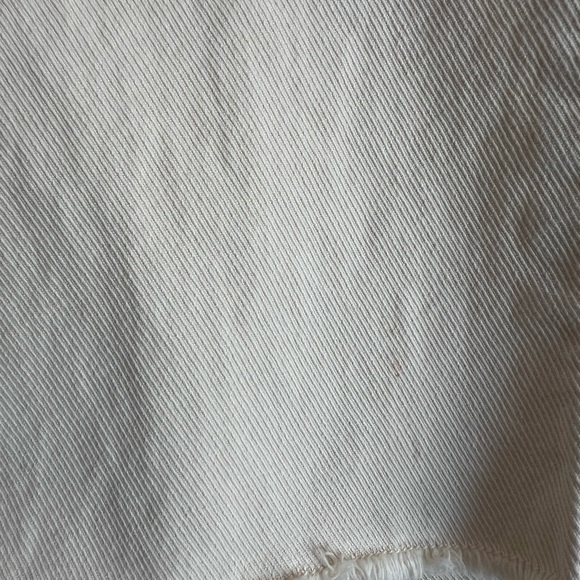 Chloe Stora Ricil Cream Cotton Textured Jeans Size 42/US 14 - Picture 8 of 8